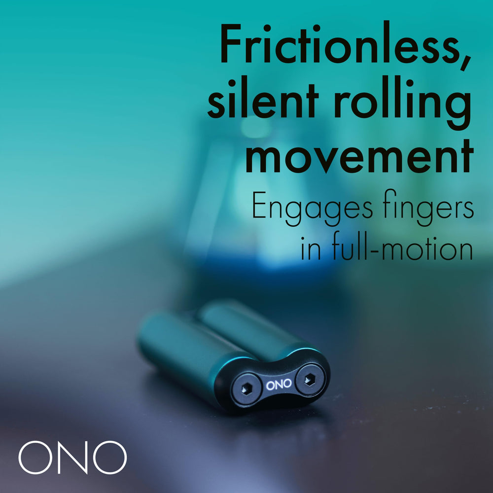 ONO Roller design emphasizes tactile feedback to support dexterity practice.
