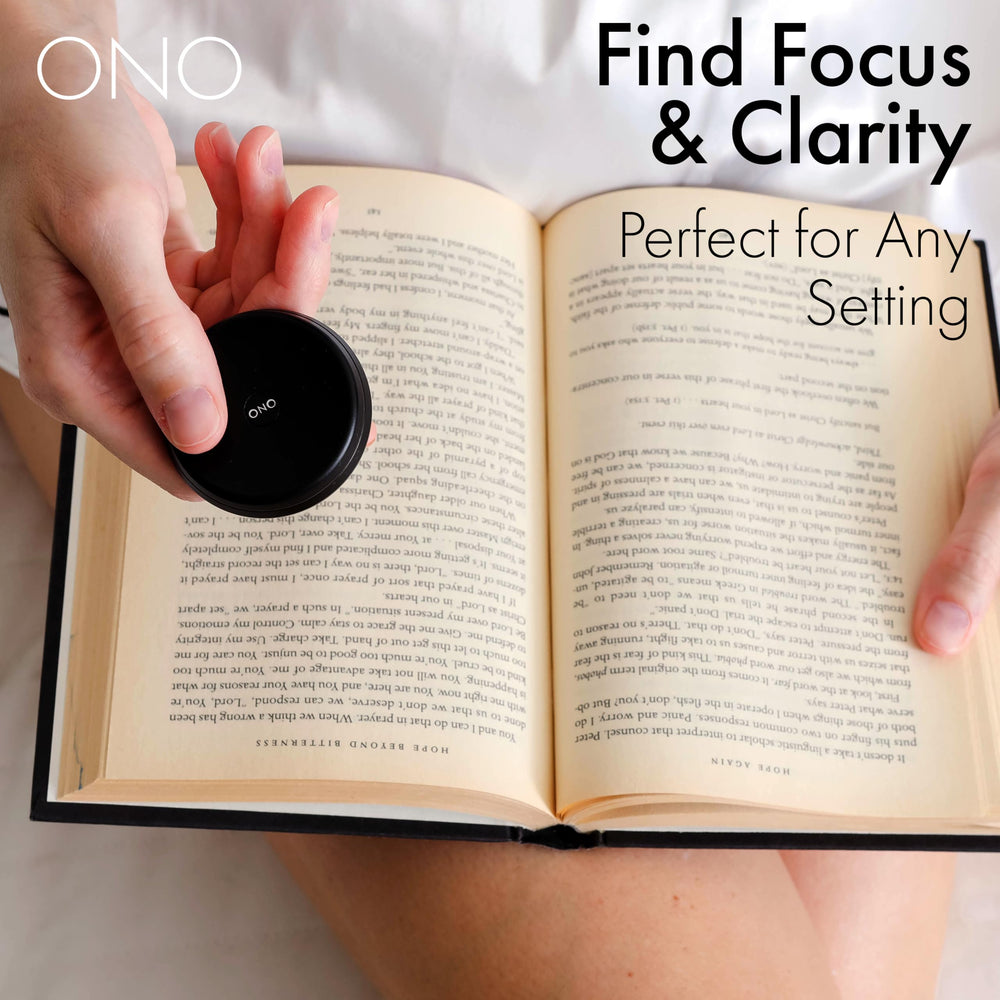 ONO Slider compact portable design fits in a pocket for on-the-go focus.