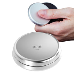 ONO Slider handheld fidget in grey aluminum promotes calm focus in daily tasks