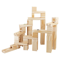 Onshine marble track maze encourages problem solving as marbles navigate ramps.