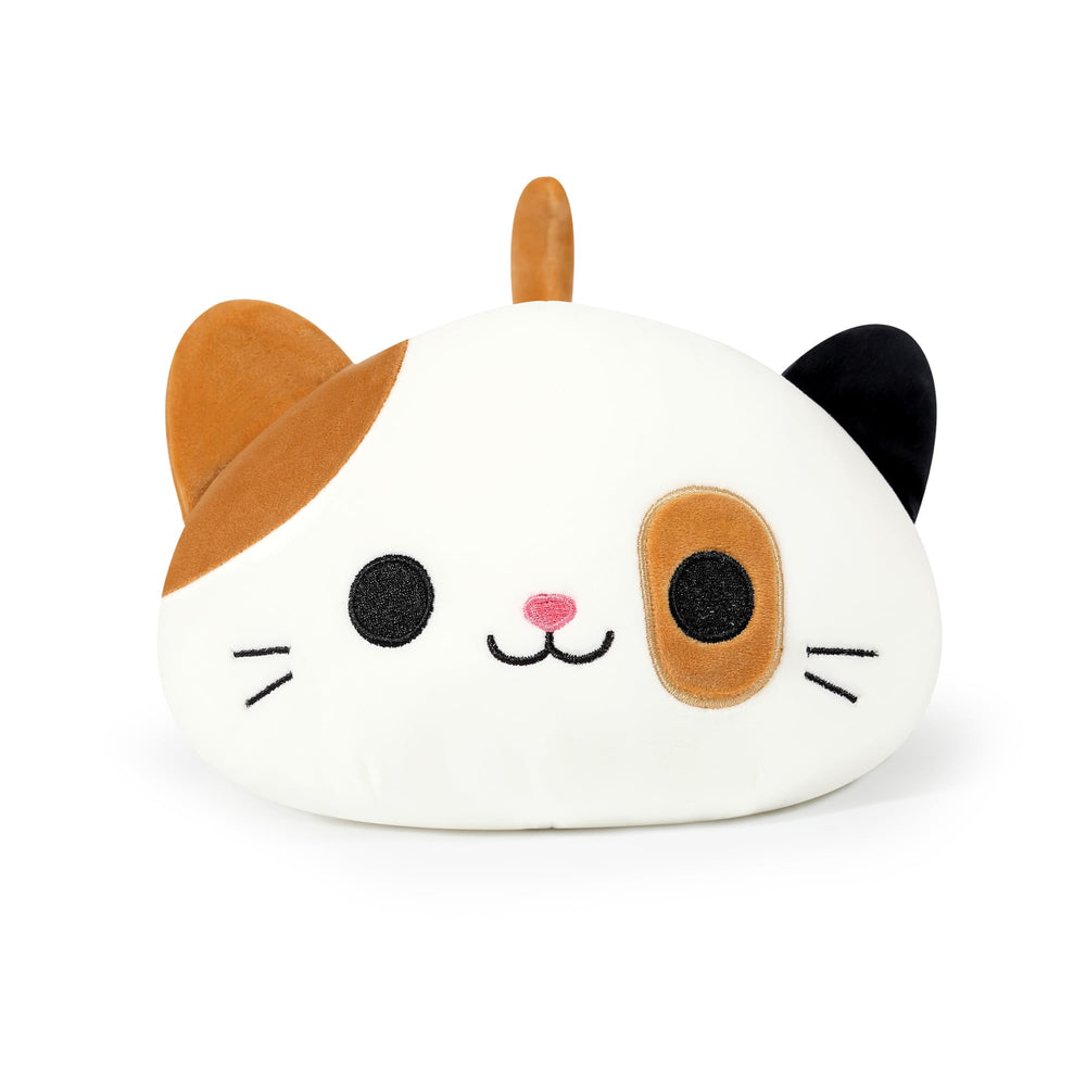 Onsoyours Calico Cat Plush eye detail emphasizes unique left-eye charm