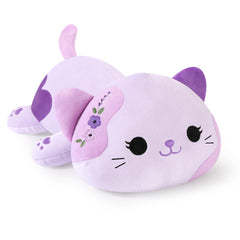 Onsoyours Lavender Cat ears detail shows lavender embroidery for a charming visual accent
