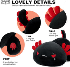 Onsoyours axolotl plush soft fur texture enhances cuddling.