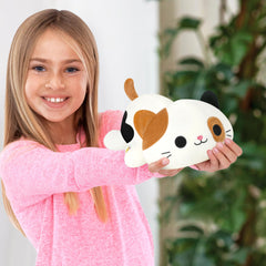 Onsoyours Calico Cat Plush adventure scene inspiring imaginative play