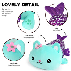 Onsoyours mermaid cat pillow ready for bedtime cuddle and play