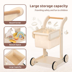 OOOK Stand learning walker features smooth edges for tiny fingers.