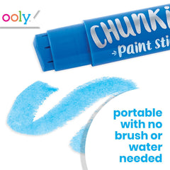 Ooly Chunkies dry-fast finish on paper surfaces for neat art time