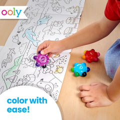 Gift-ready Ooly Color Burst Grip Crayons ideal for birthdays or classroom activities.