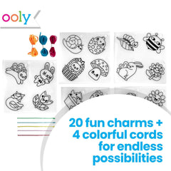 Ooly Garden PALS pre-cut charms close-up for mess-free crafting.