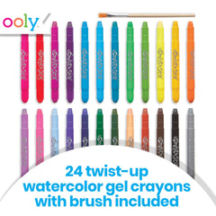 Ooly Smooth Stix twist-up design for mess-free coloring