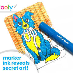 Ooly travel-friendly kit supports on-the-go coloring and quiet kids' activity.