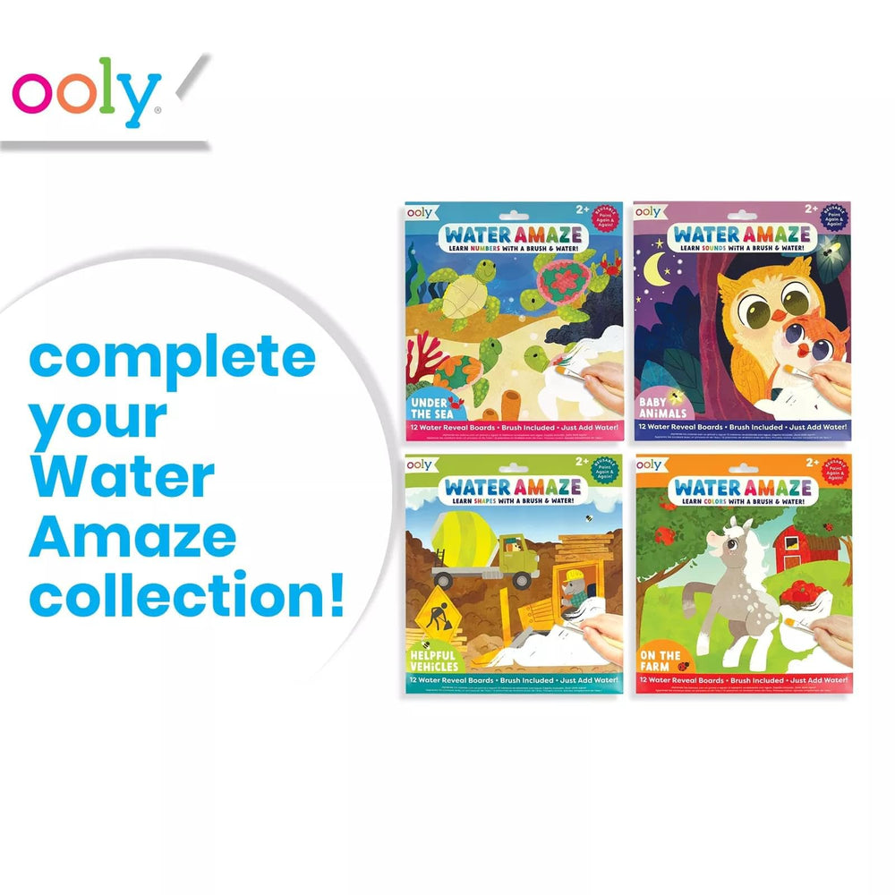 Ooly Water Amaze reusable pads enabling endless water painting