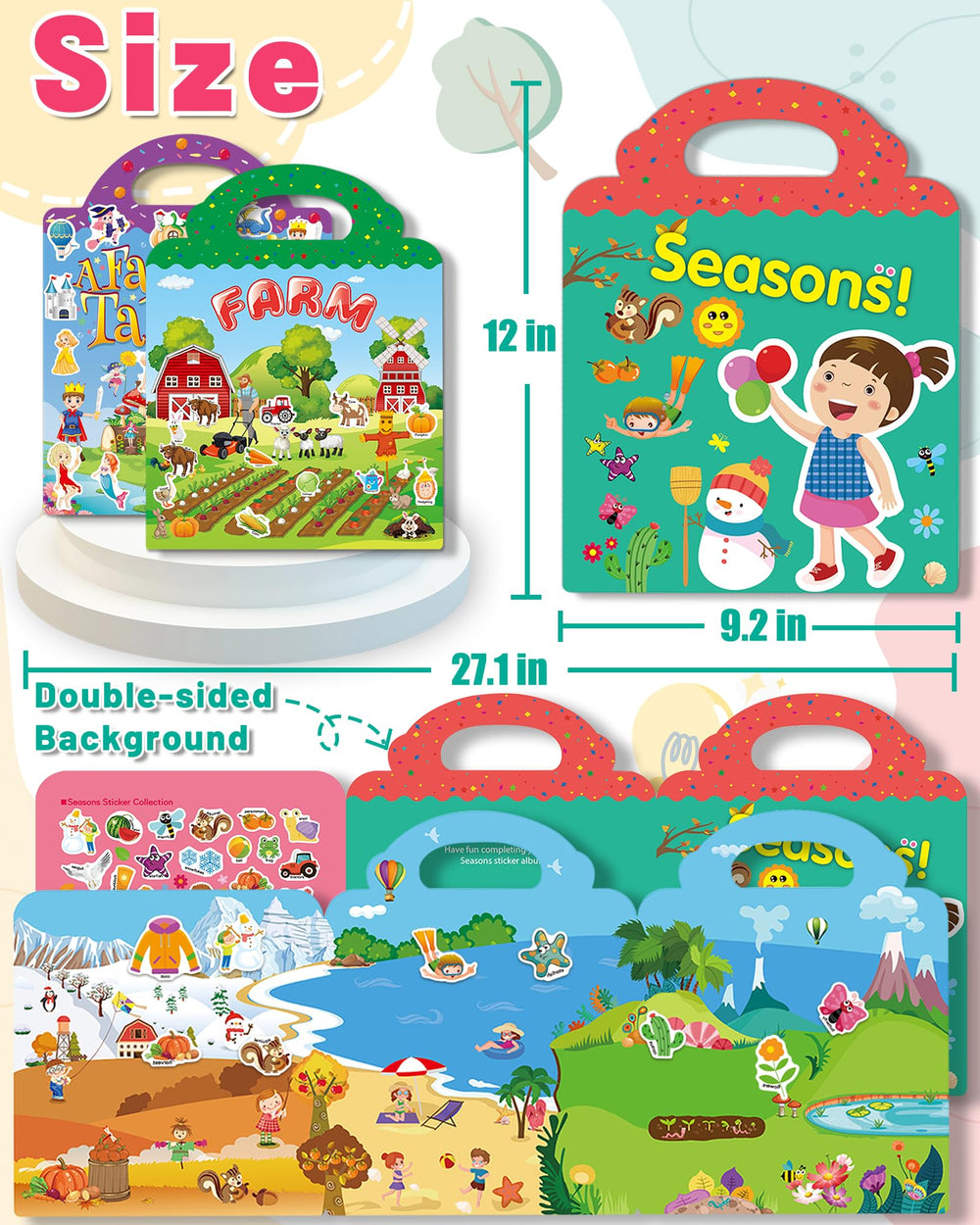 Oomloid gift pack sticker books makes screen-free birthday fun for kids.