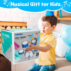 OoneWiser Kids Drum Set base pedal aids foot coordination
