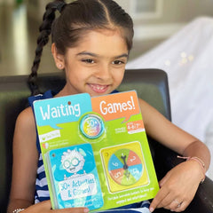 Open The Joy Waiting Games screen-free engagement with hands-on activities