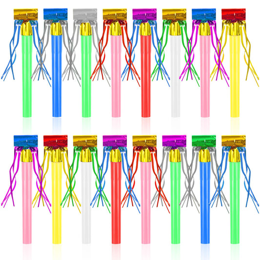 Openfly glitter noise makers multicolor fringed for festive atmosphere
