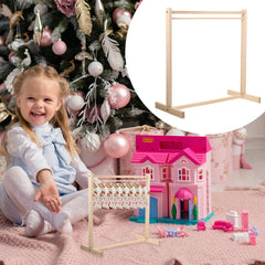 Operitacx dollroom dress display stand showcases tiny outfits and saves space