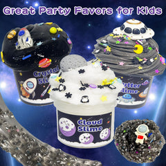 OPLDYRK crunchy slime kit action—satisfying crackles during play.