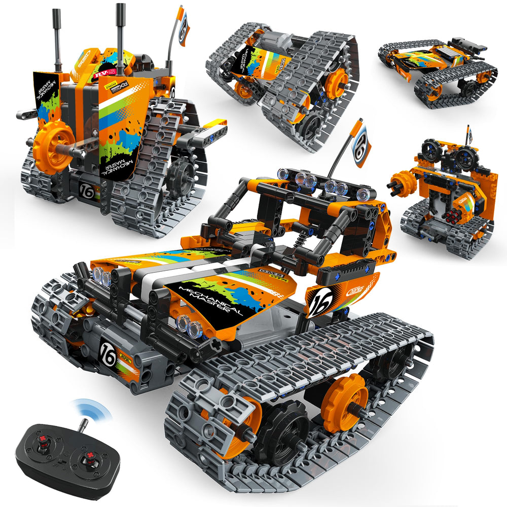 Opmind 5 in 1 RC truck model for hands-on STEM play and motor skills