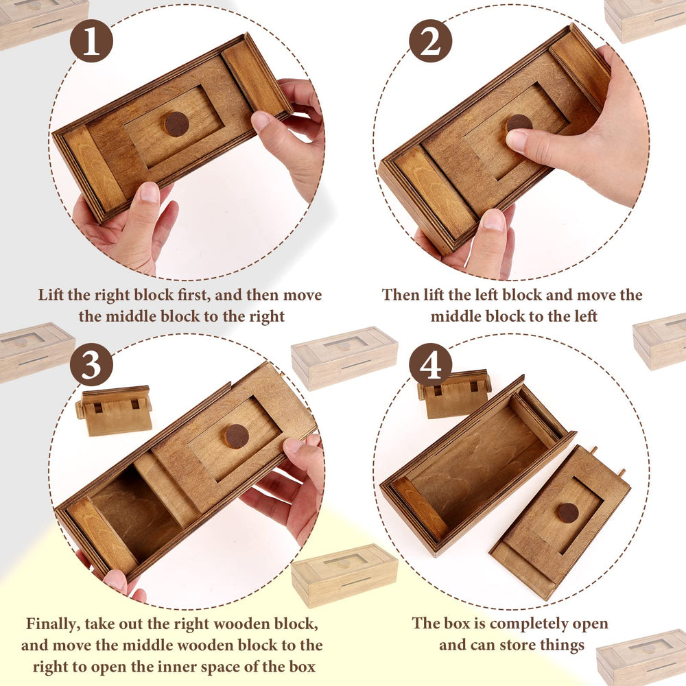 Oppaxf puzzle box gift-ready packaging invites a memorable unboxing.