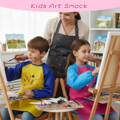 Oqqlin 12-set aprons are easy to clean and air-dry.