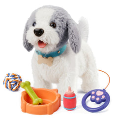 OR OR TU walking dog with remote leash enables active, interactive play for kids.