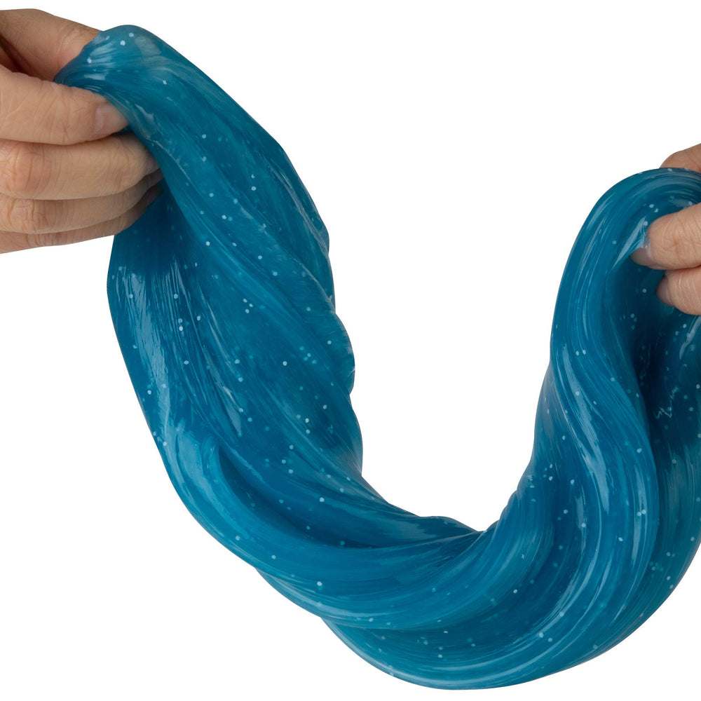 Hawkins Goo Blue spores drift through slime for visual appeal.