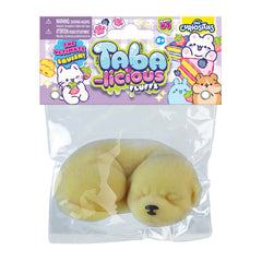 Orb Tabalicious Fluffs Yellow Dog in gift-ready packaging for stocking stuffers.