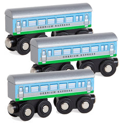 Orbrium express coach car with silver finish, ideal for imaginative play.