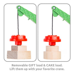 Orbrium gift car and cake car with removable magnetic loads.
