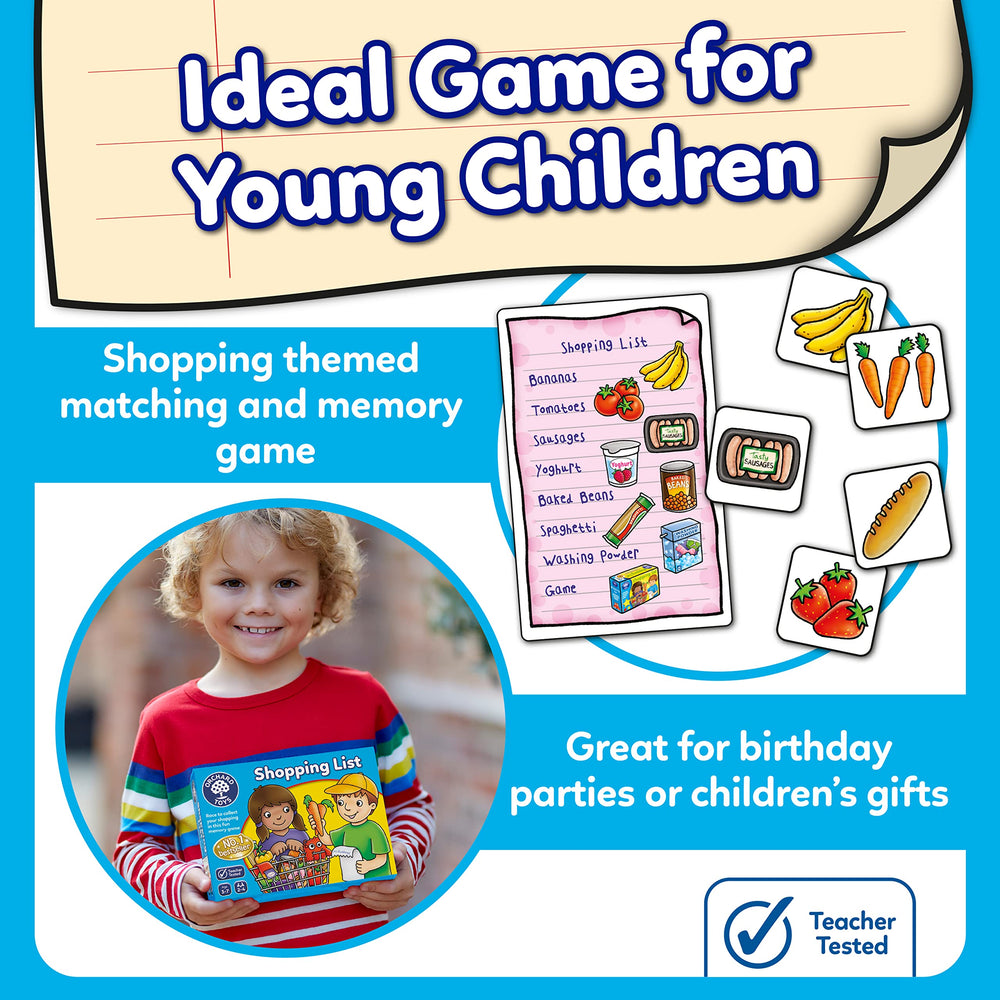 Orchard Toys Shopping List supports 2-4 players for collaborative play.