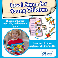 Orchard Toys Shopping List supports 2-4 players for collaborative play.