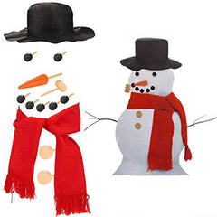 Orgrimmar Snowman Decorating Kit top hat enhances classic winter decor