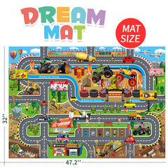 Oriate Kid Dream Mat Dinosaur: prehistoric visuals spark curious, imaginative sessions