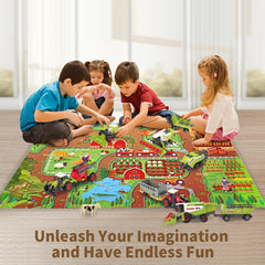 Oriate Kids Dream Mat Dinosaur scene sparks curiosity and storytelling.