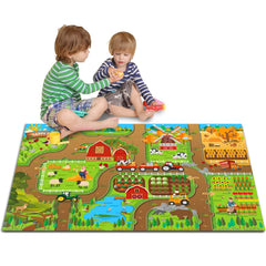 Oriate Kids Dream Mat Happy Farm design encourages imaginative play and learning.