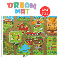 Oriate Kids Dream Mat Modern City scene supports creative daily adventures.
