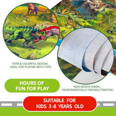 Oriate Kid Dream Mat Monster Truck: bold colors fuel energetic pretend play and racing