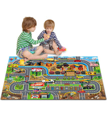 Oriate Soft Non-Woven Material mat provides comfy floor time and easy cleaning.