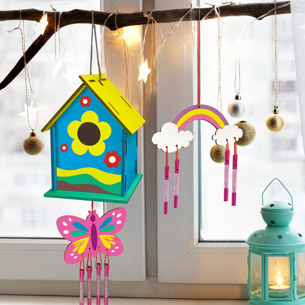 ORIENTAL CHERRY kids crafting action shows kids building and painting together.