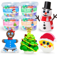 ORIENTAL CHERRY Snowman Clay Kit helps kids sculpt a winter friend for imaginative play.