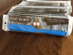 Original Poop Knife features metal reinforcement for durable performance.