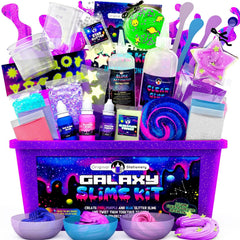 Original Stationery Galaxy Slime Kit cover showing a vibrant cosmic crafting set for kids.