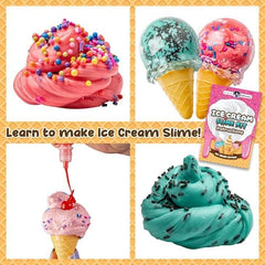 Original Stationery Ice Cream Slime Kit contents include 31 pieces for endless crafting.
