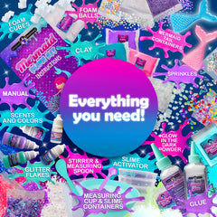 Original Stationery Mermaid Slime Kit: airtight containers keep slime fresh
