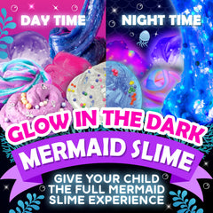 Original Stationery Mermaid Slime Kit: colorful multicolor set for creative slime
