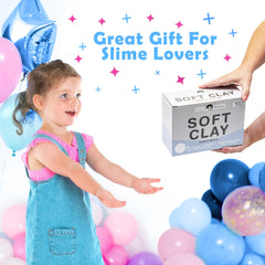 Original Stationery soft clay ready to blend with glue and shaving foam for fluffy slime.