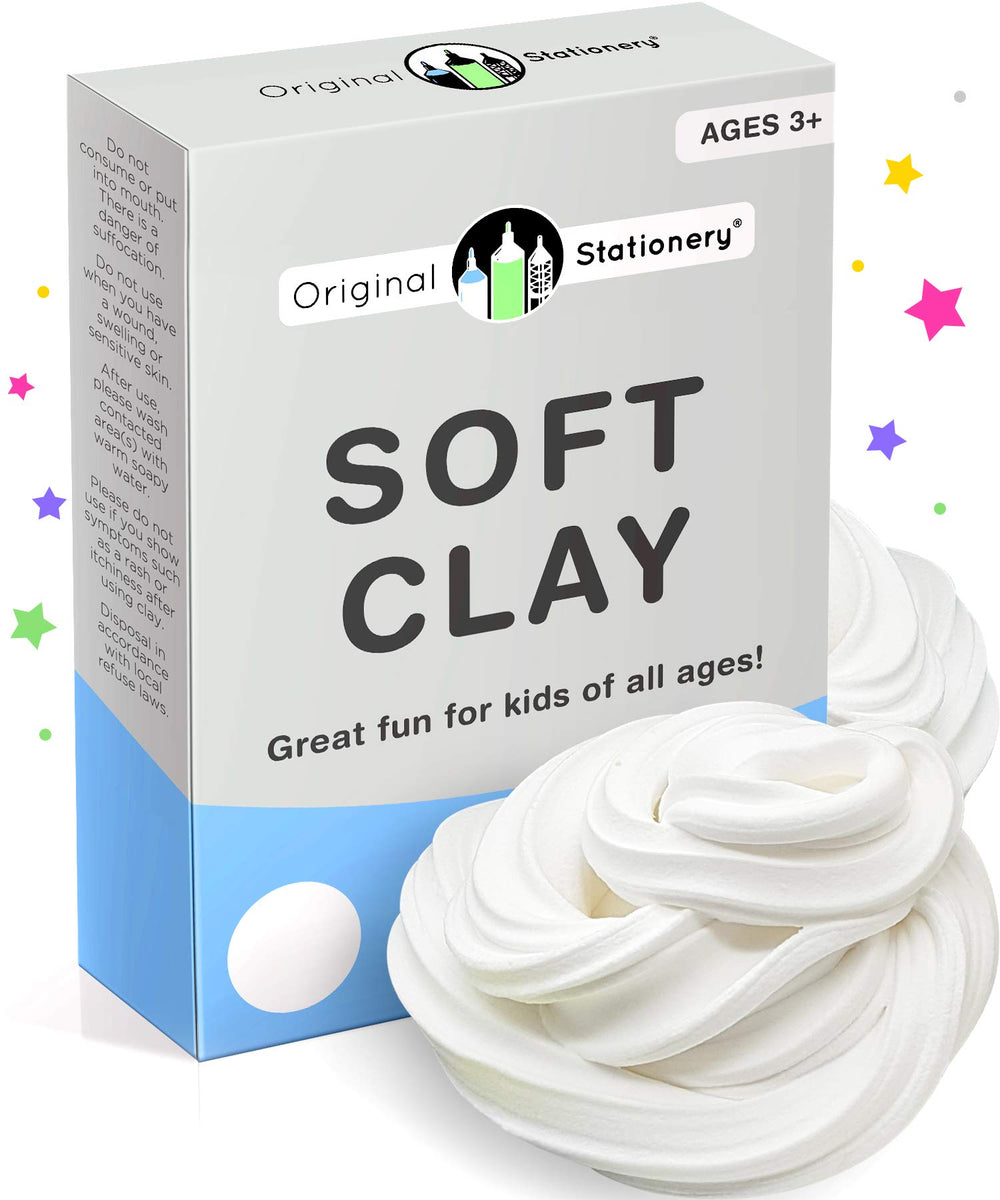 Original Stationery soft clay for slime with white foam texture enhances butter slime creativity