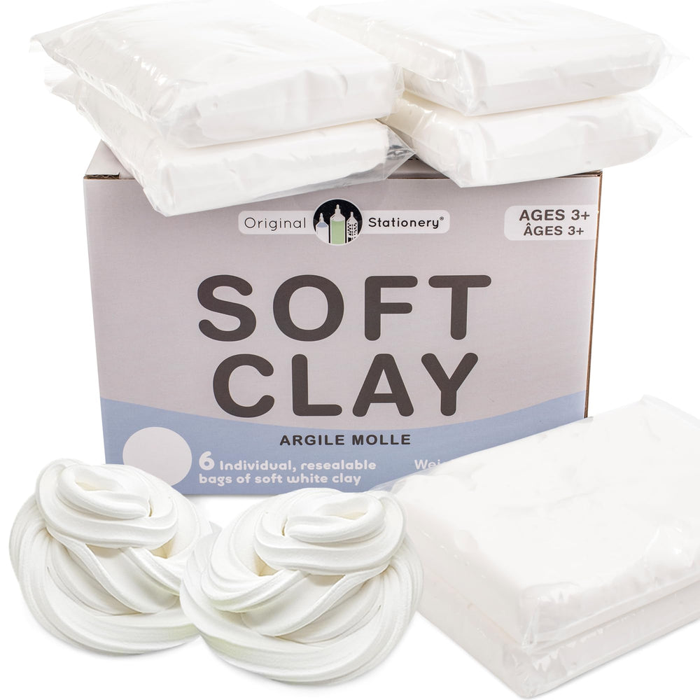 Original Stationery soft clay close-up texture for butter slime and smooth mixing.