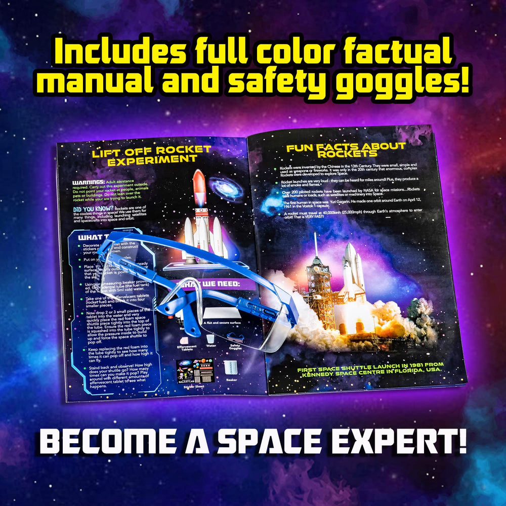Original Stationery Space Science Kit moon spinner craft for creative play